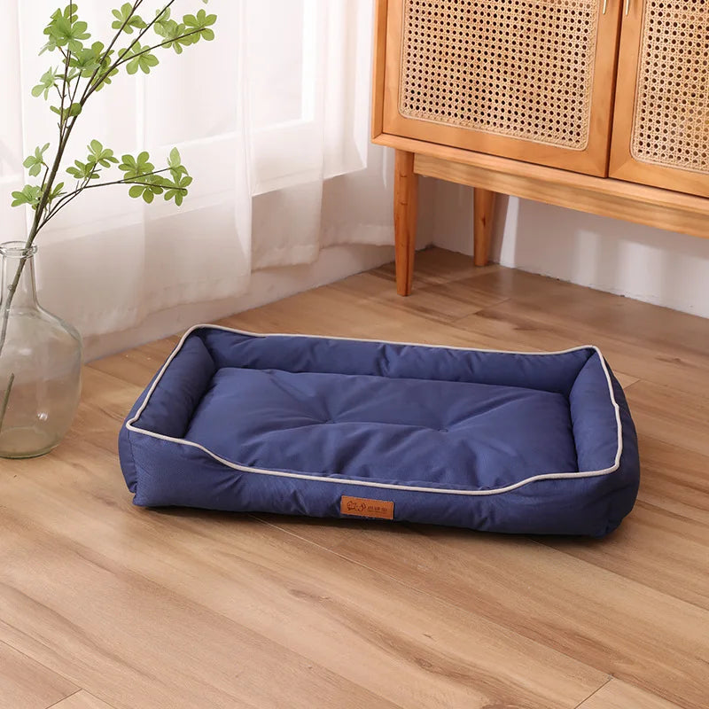 Double Cushion Plush Bed
