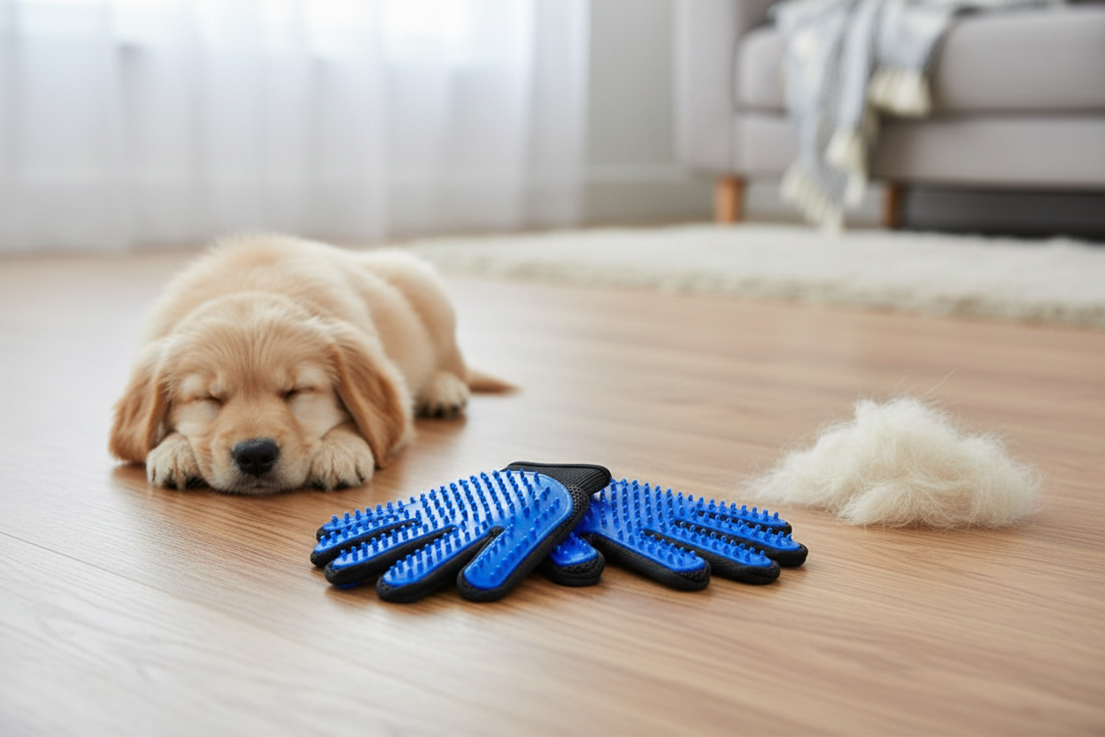 🐾 Gentle Grooming Deshedding Glove 🐾