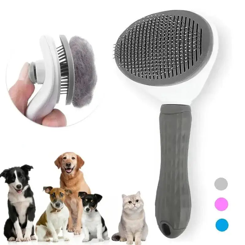 🐾 Self-Cleaning Pet Comb 🐾