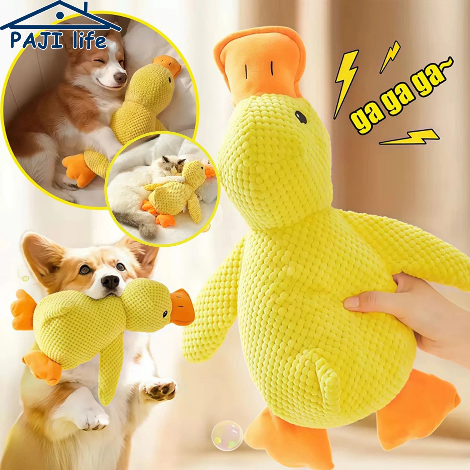 🐾 Squeaky Duck Plush 🐾