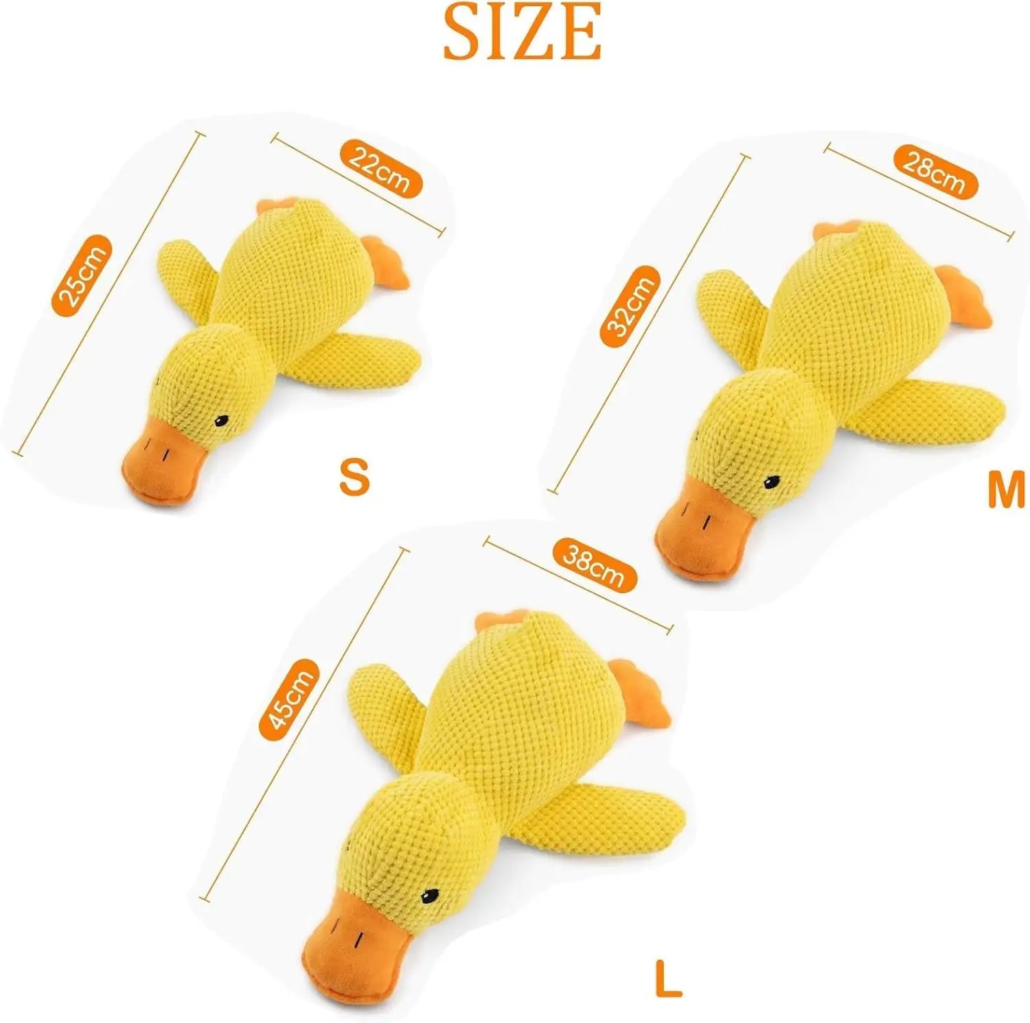 🐾 Squeaky Duck Plush 🐾