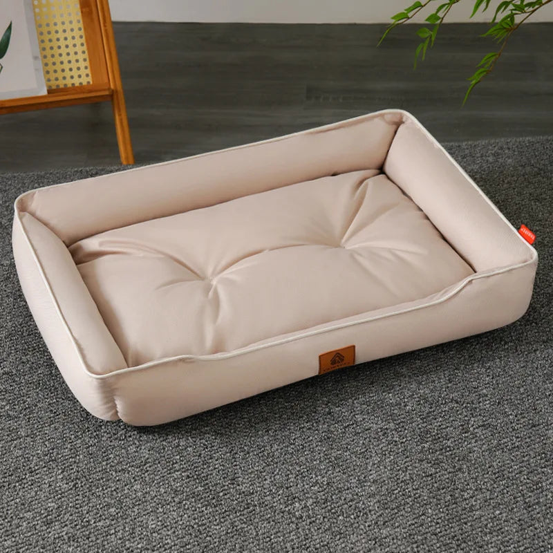 Double Cushion Plush Bed