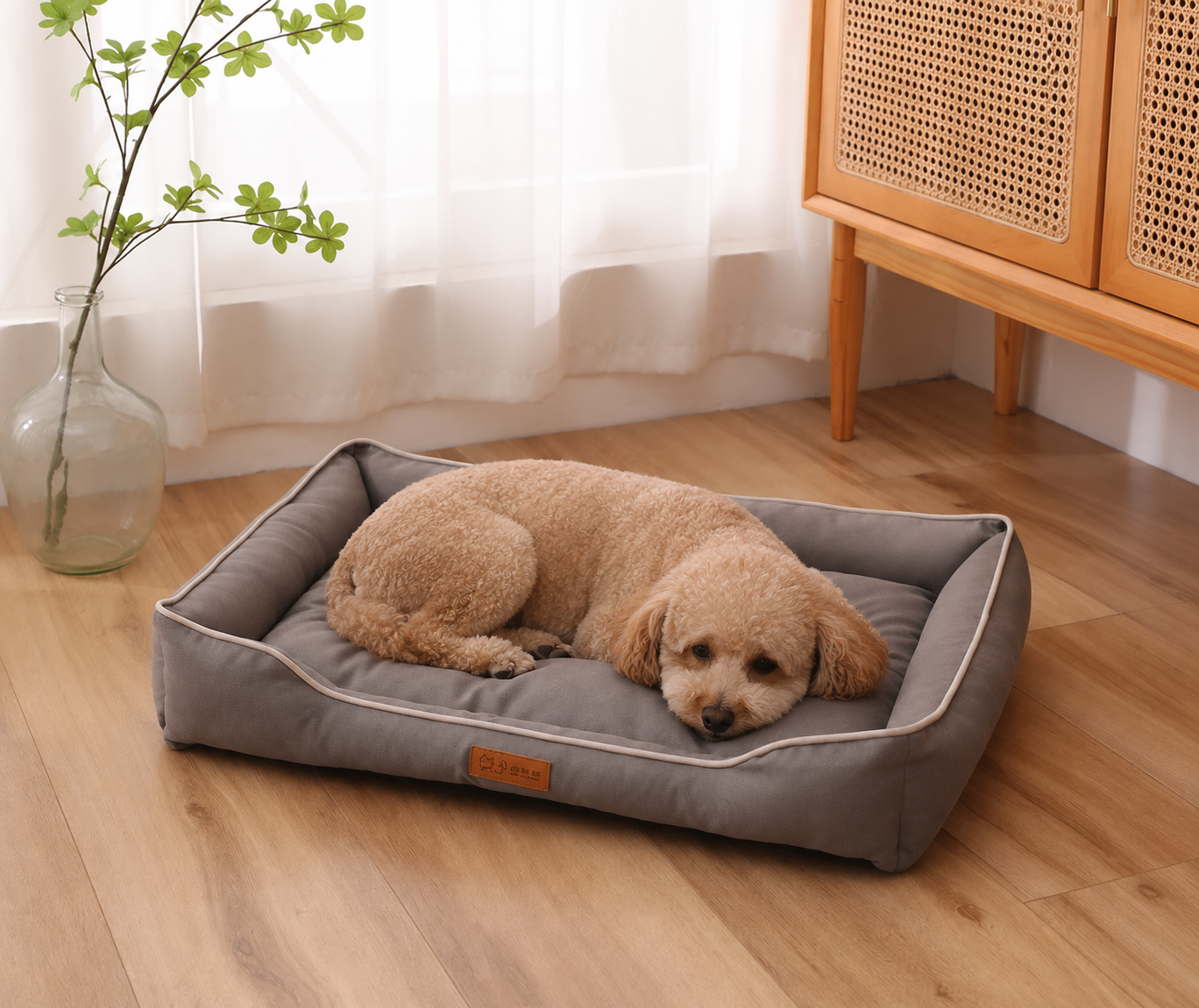 🐾 Double Cushion Plush Bed 🐾