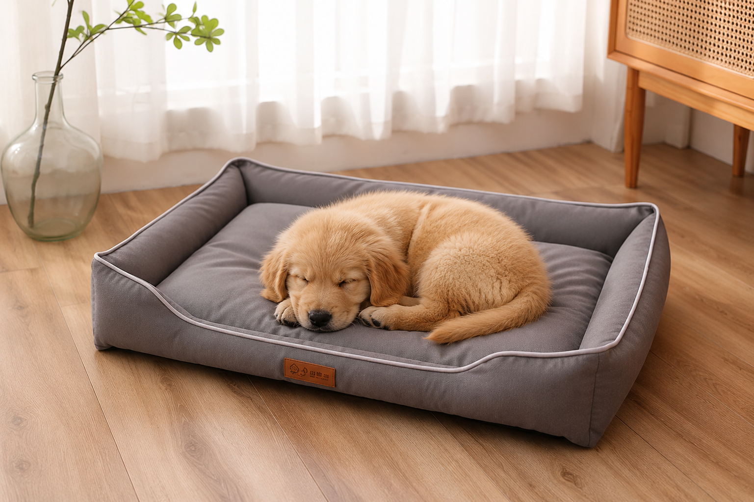 🐾 Double Cushion Plush Bed 🐾
